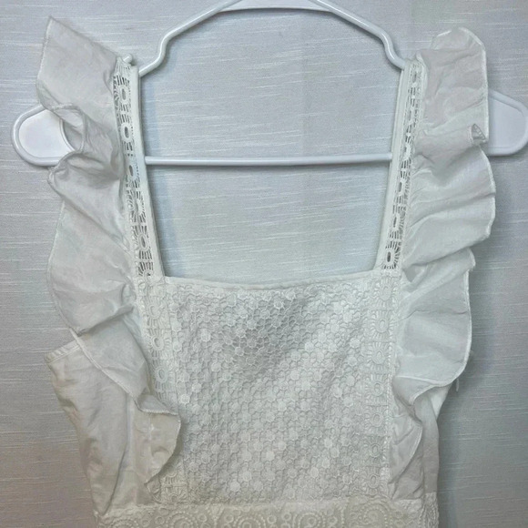 Anthropologie RINA DHAKA womans Celeste beaded & lace boho Midi dress - Picture 7 of 16